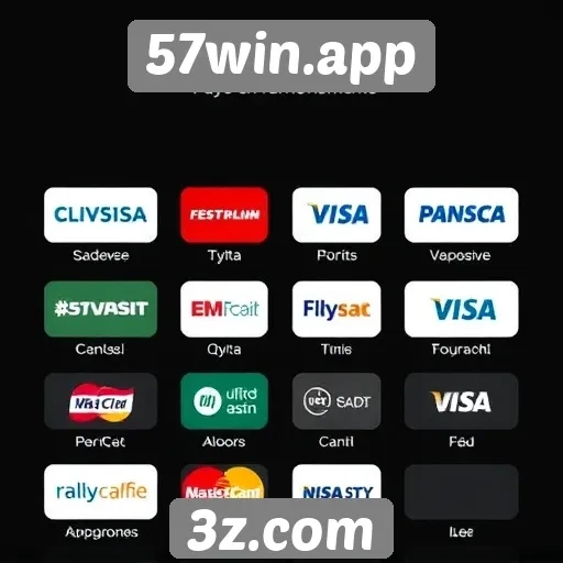 57win.app - Métodos de pagamento disponíveis no 57win.app